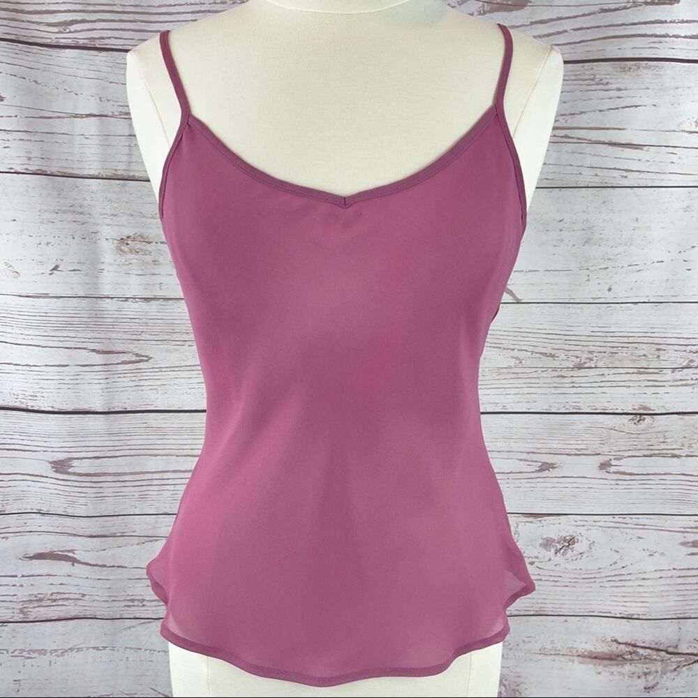 Apt. 9 sheer camisole mauve purple